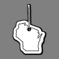 Zippy Clip & State of Wisconsin Shaped Tag